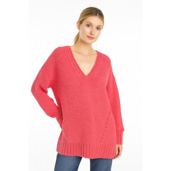 Anthropologie Marla V Neck Sweater 1X NWT - Picture 1 of 7